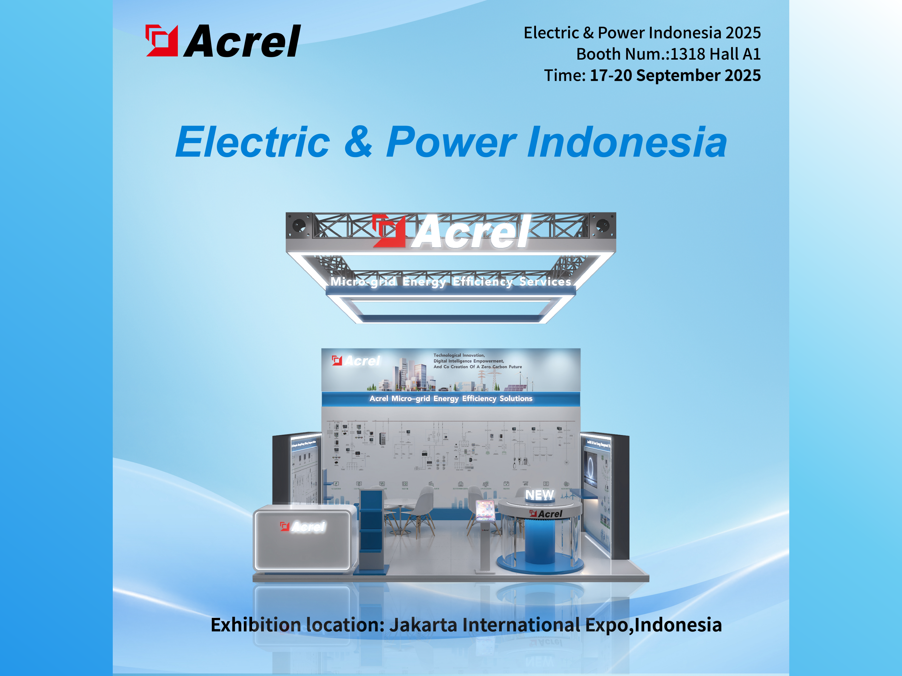 Acrel Pamerkan Solusi Manajemen Energi Tingkat Lanjut di Electric & Power Indonesia 2025